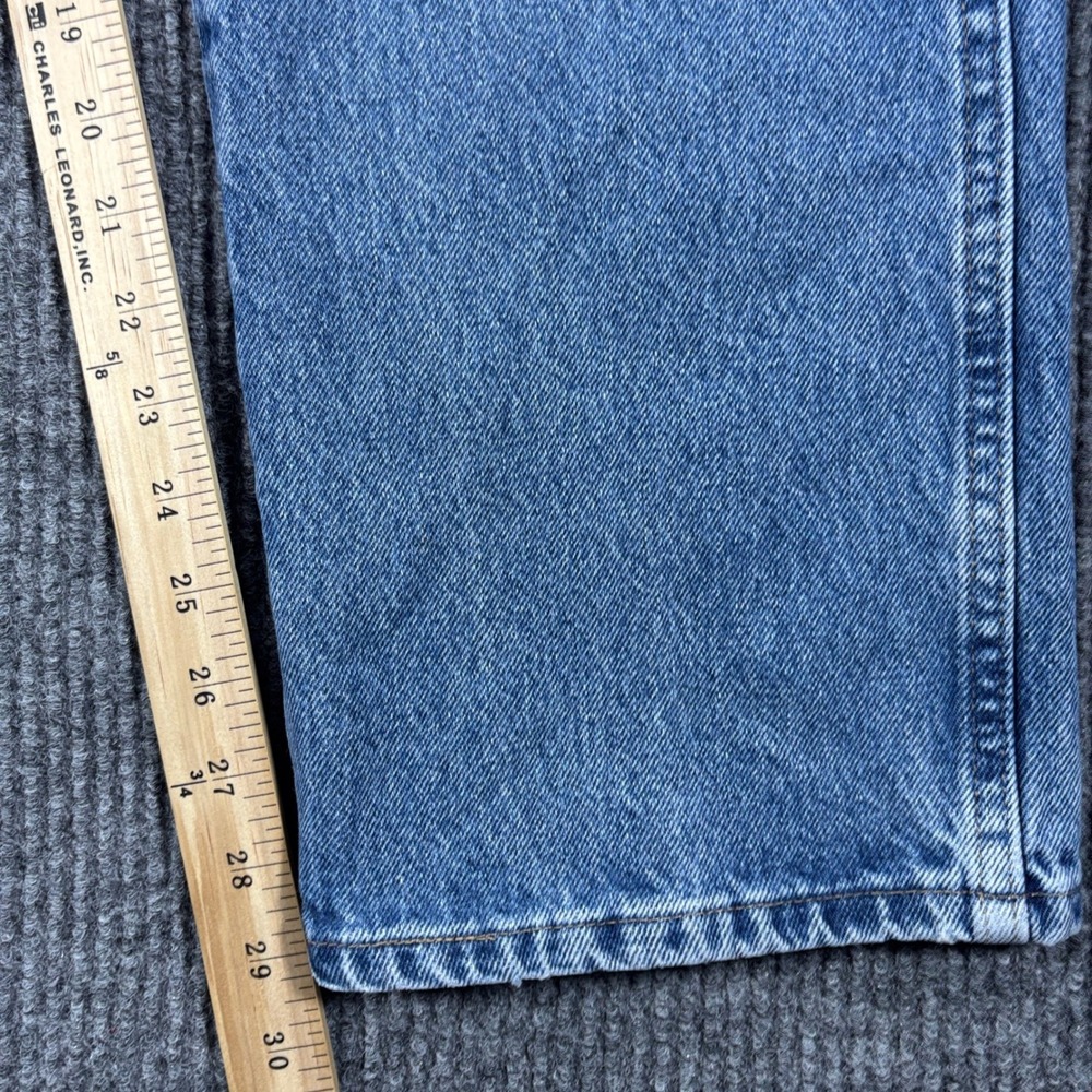 Wrangler Regular Fit Jeans Mens 36x30 Blue Medium Wash Denim 96501DS - Picture 7 of 11